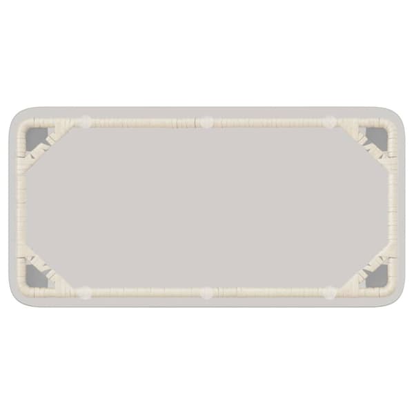 Trädgårdsmöbelset 4 pcs Svart och Anthracit konstrotting