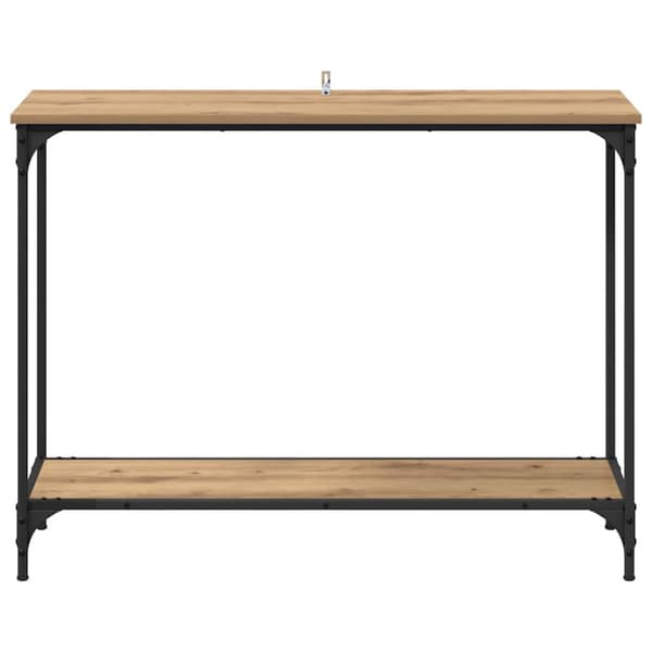 Konsolbord artisan ek 101 x 30.5 x 75 cm Konstruerat trä