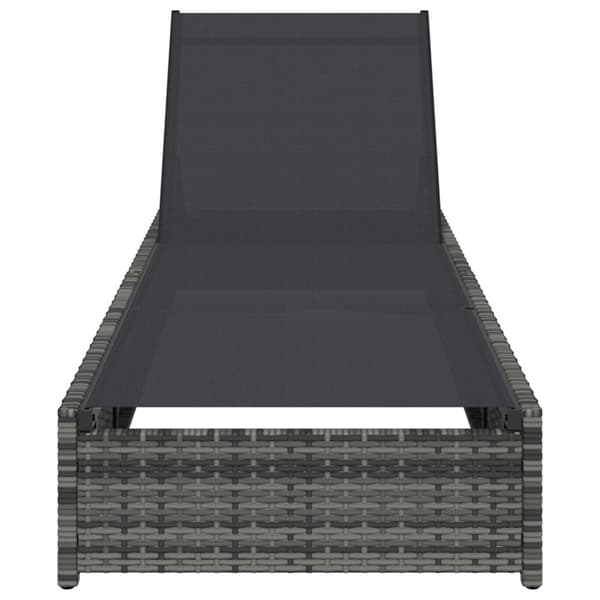 Solstol Reclining Grå 200.5 x 70 x 75 cm konstrotting