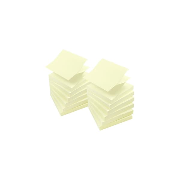 Notes LYRECO prem ZZ 75x75mm gul 12/fp