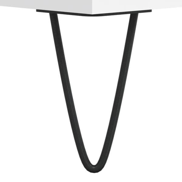 Soffbord vit 90x50x36,5 cm konstruerat trä