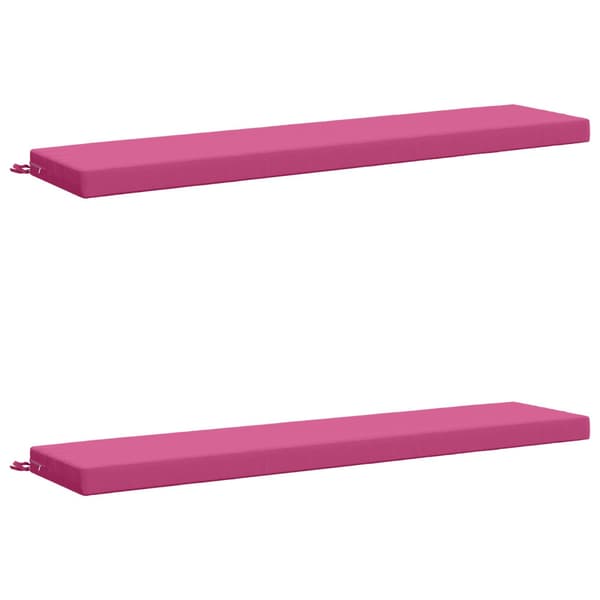 2-delade Bänk Kuddar SOEST 2 st 100% Polyester Rosa