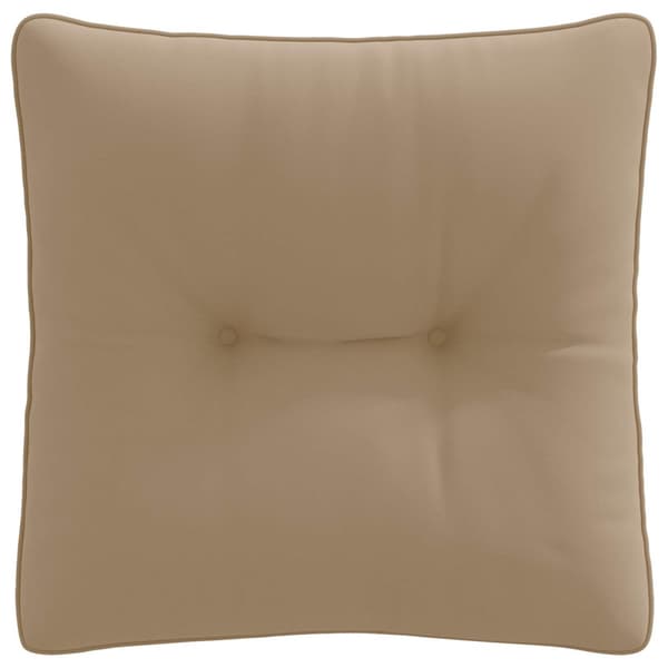 Ryggkudde PUTTEN 100% Polyester Taupe 40 x 40 x 10 cm