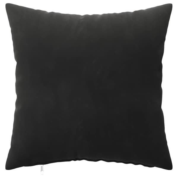 Kuddöverdrag 2 st HEERLEN Svart 30 x 30 cm Sammet