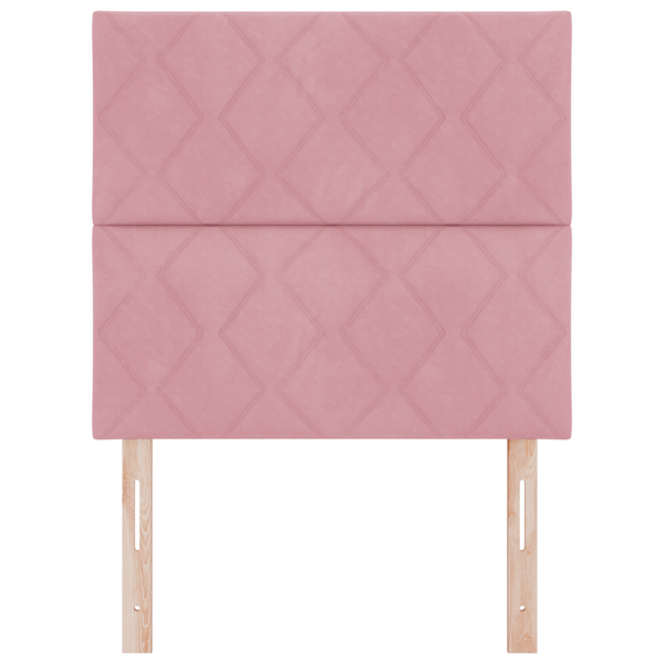 LED huvuddyna Rosa 100 cm Sammet