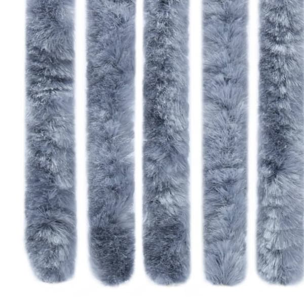 Insektsdraperi silver 56x200 cm chenille
