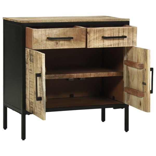 Sideboard med låda 70 x 35 x 70 cm Massivt Mangoträ