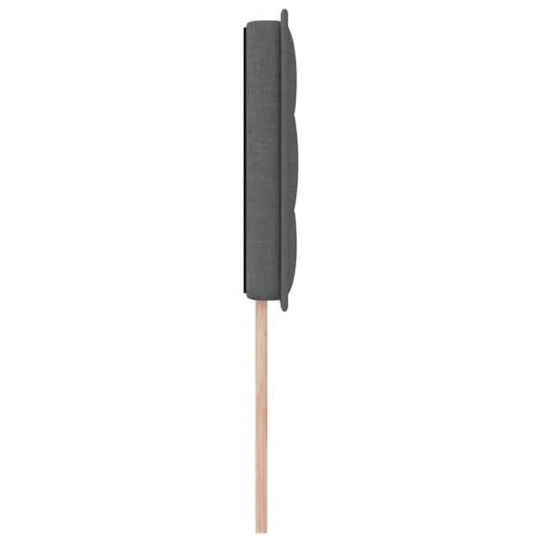 Huvudgavel Mörkgrå 80 cm tyg
