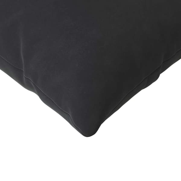 Sofakuddar 2 pcs Svart 145 x 40 cm Kordread tyg