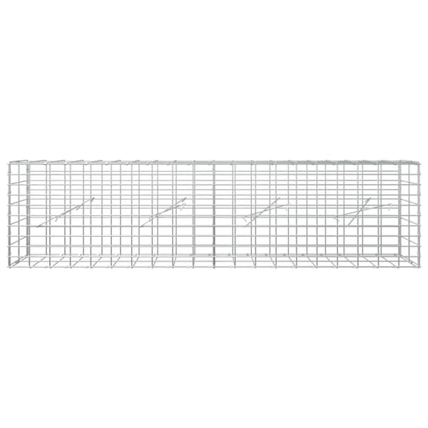 Gabion med 5 mm Tråd och 5x10 cm Maska 200x10x50 cm