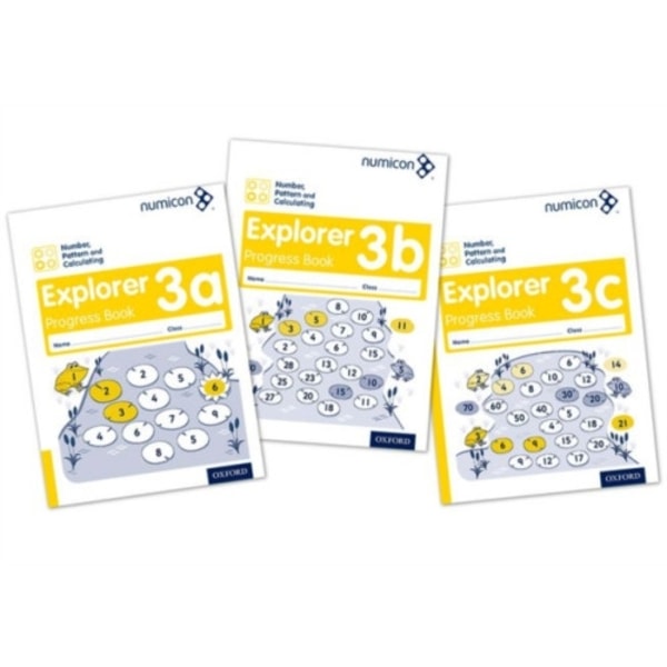 Numicon: Number, Pattern and Calculating 3 Explorer Progress Books ABC (Mixed pack) (häftad, eng)