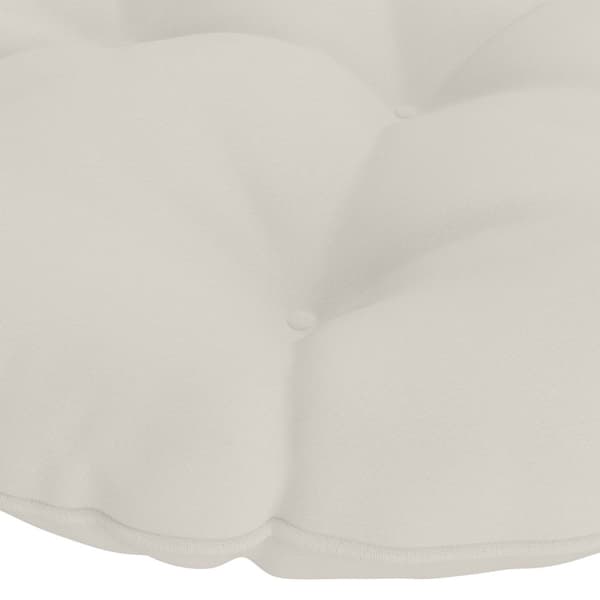 Hängstolskudde VIANEN 100% Polyester Vit Ø 50 x 10 cm