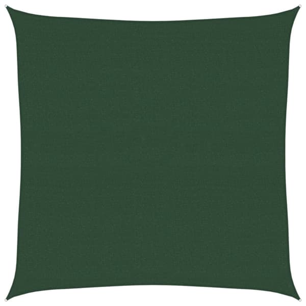 Solsegel 160 g/m² mörkgrön 4x4 m HDPE