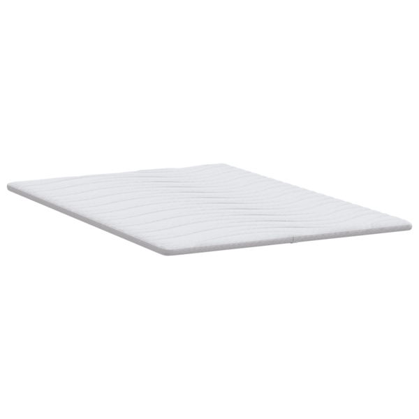 Madrasskydd Vit 160 x 200 cm Stickad tyg