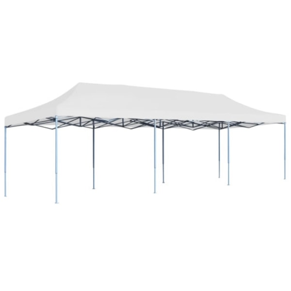 Pop-Up hopfällbart partytält 3x9 m vit