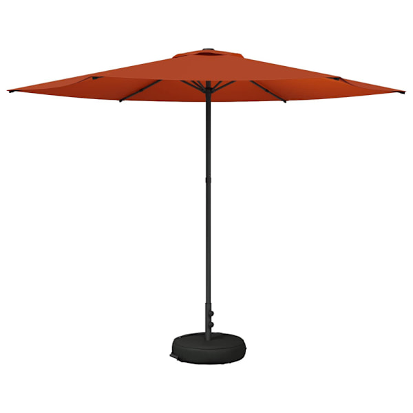 Trädgårdsparasol 300 x 300 cm Polyester Rektangulär Terracotta