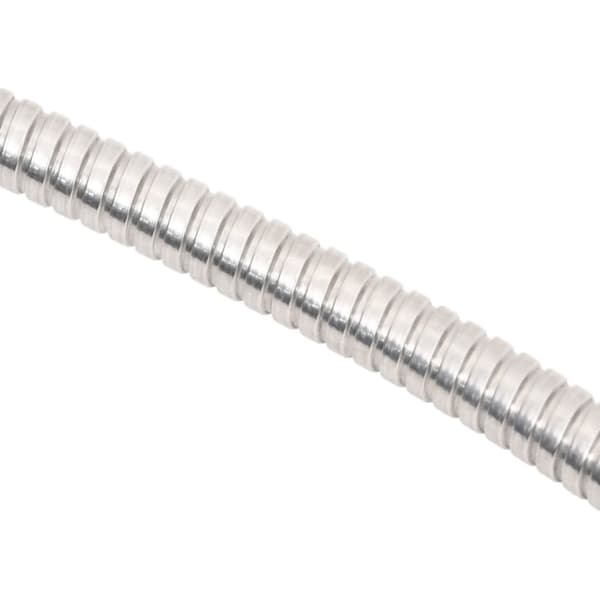 Slang med sprutmunstycke silver 0,6" 30 m rostfritt stål