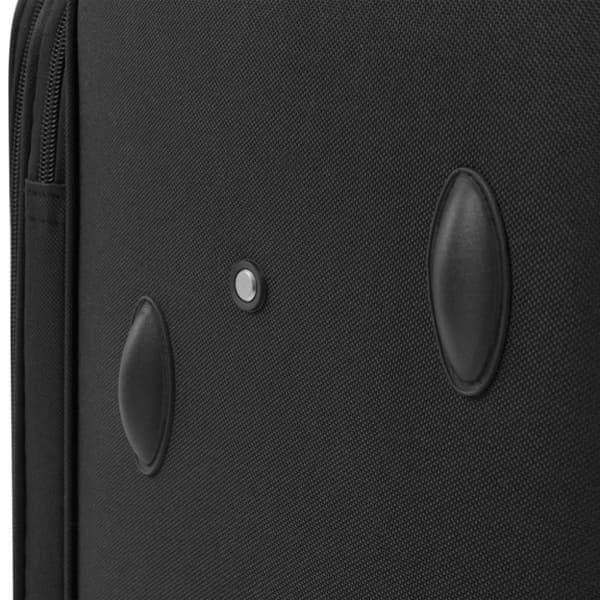 Resväskor 3 svart soft case