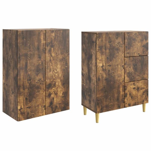 Skåpset 2 pcs 66 x 34,5 x 90 cm Konstruerat trä