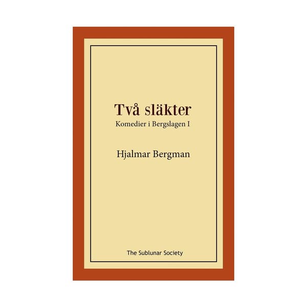 Två släkter (häftad)