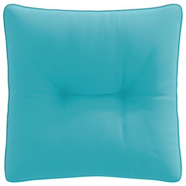 Ryggkudde PUTTEN 100% Polyester Turkos 40 x 40 x 10 cm