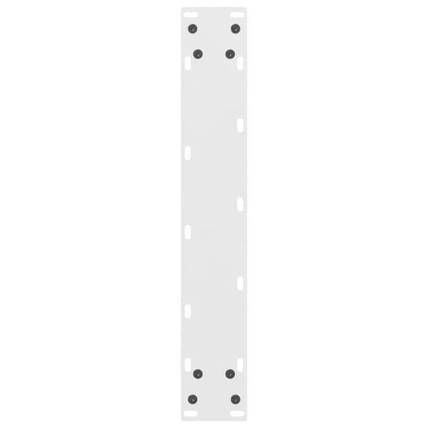 Barbordsben vita 2 st 40x(110-111) cm stål
