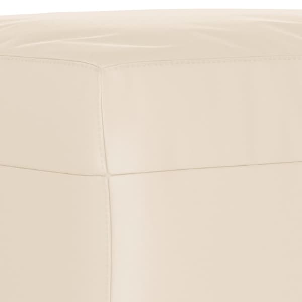 Soffgrupp med kuddar 3 delar Beige mikrofibertyg