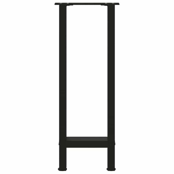 Konsolbordsben svarta 2 st 28x(72-73) cm stål