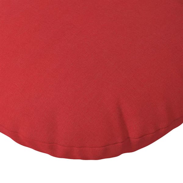 Sittkuddar 2 pcs Röd Ø80 x 29 cm tyg