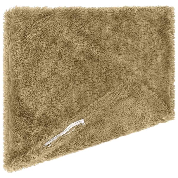 Kudde med kudde HEERLEN 2 st Ljusgrå PV Fleece