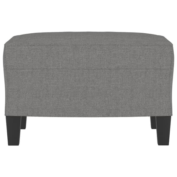 Fotpall mörkgrå 60x50x41 cm tyg