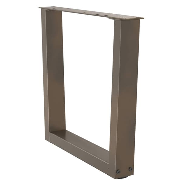 Soffbordsben V-formade 2 st naturstål 50x(42-43,3) cm stål
