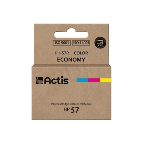 Actis KH-57R - färg (cyan, magenta, gul) - kompatibel - återanvänd - bläckpatron (alternativ för: HP 57, HP C6657A)