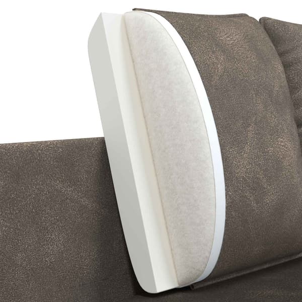 2-sits soffa Grå 188 x 81 x 89 cm Konstläder