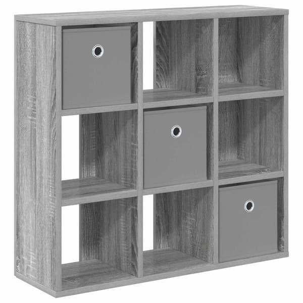 Sideboard med låda Grå Sonoma 73,5 x 24 x 69,5 cm