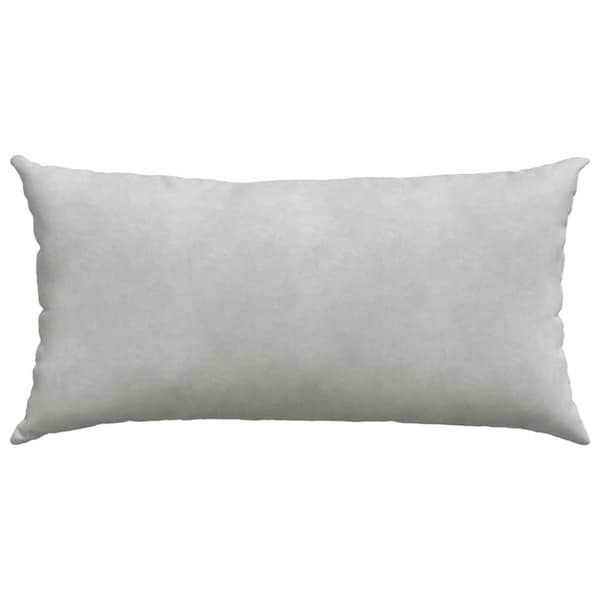 Sofakuddar 2 pcs Ljusgrå 80 x 40 cm Kordread tyg