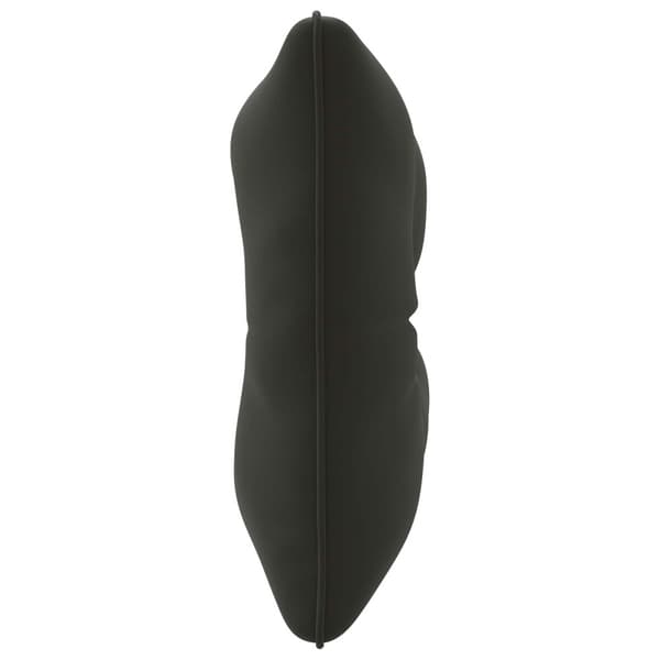 Ryggkudde PUTTEN 100% Polyester Svart 60 x 40 x 10 cm