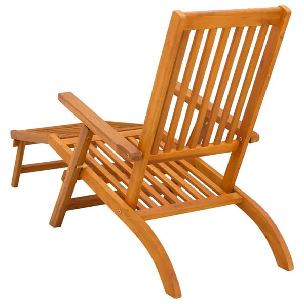 Reclining och Fällbar Solstol 2 pcs 55 x 146 x 91 cm