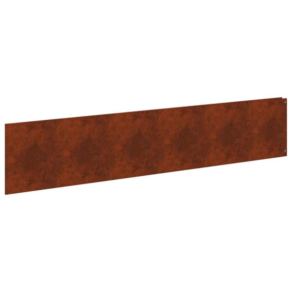 Kant för gräsmatta 20 pcs 100 x 22 cm Stål Rostig