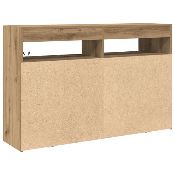 Sideboard Artisan Ek 116 x 30 x 75 cm Konstruerat trä