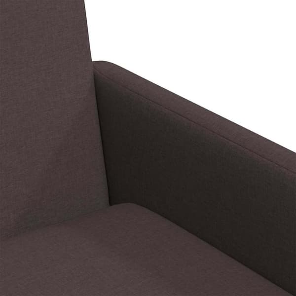 Matstolar 2 pcs Mörkbrun 57 x 67 x 95 cm tyg
