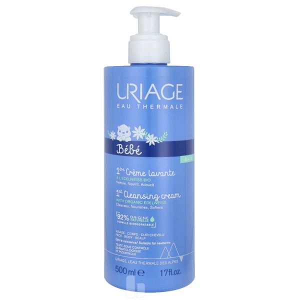Uriage Bebe 1st Cleansing Cream 500 ml Unisex