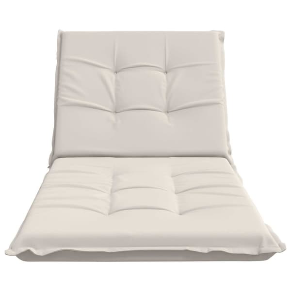 Solstol Kudde GEMERT 100% Polyester Vit 190 x 70 x 9 cm