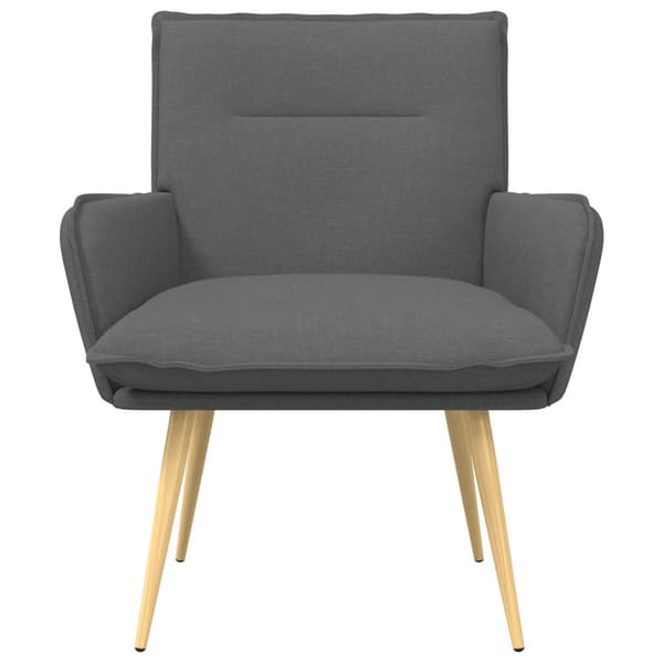Fåtölj Mörkgrå Tyg