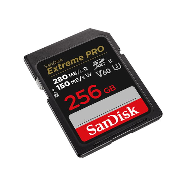 SanDisk Extreme PRO - flash-minneskort - 256 GB - SDXC UHS-II