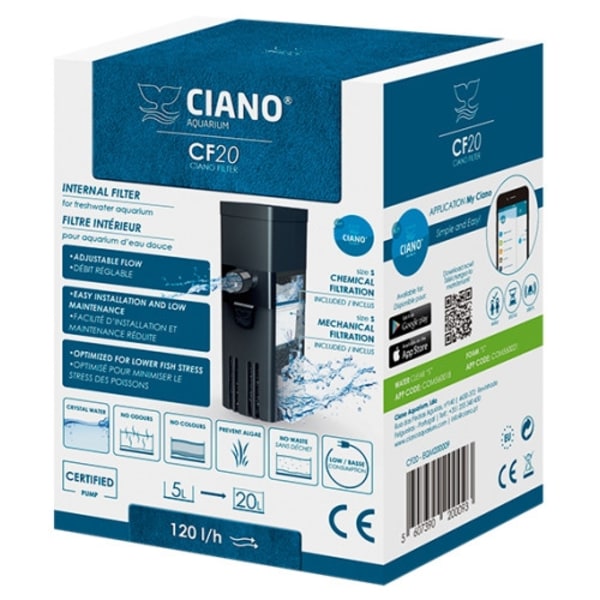 Innerfilter CF20 Ciano Max 120l/t