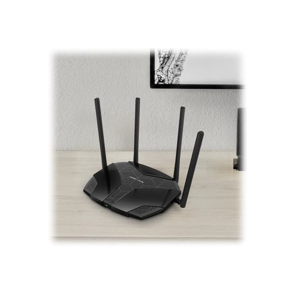 Mercusys MR70X - trådlös router - Wi-Fi 6 - skrivbordsmodell
