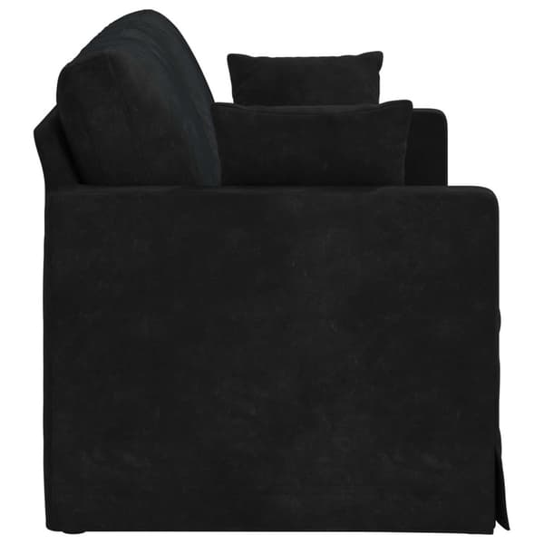 Soffa Svart 158 x 78 x 80 cm Sammet
