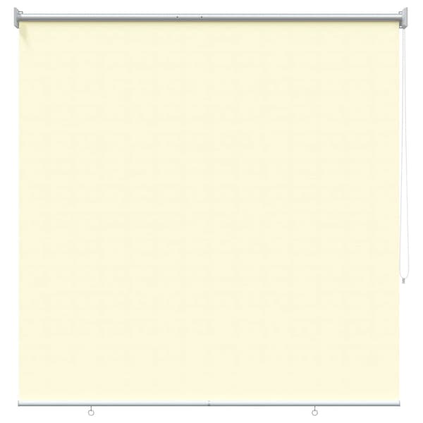 Rullgardin UV-skydd Gräddvit 140 x 140 cm Polyester