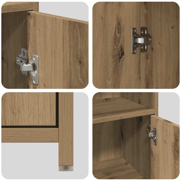 Badrumsmöbler set 4 delar artisan ek konstruerat trä